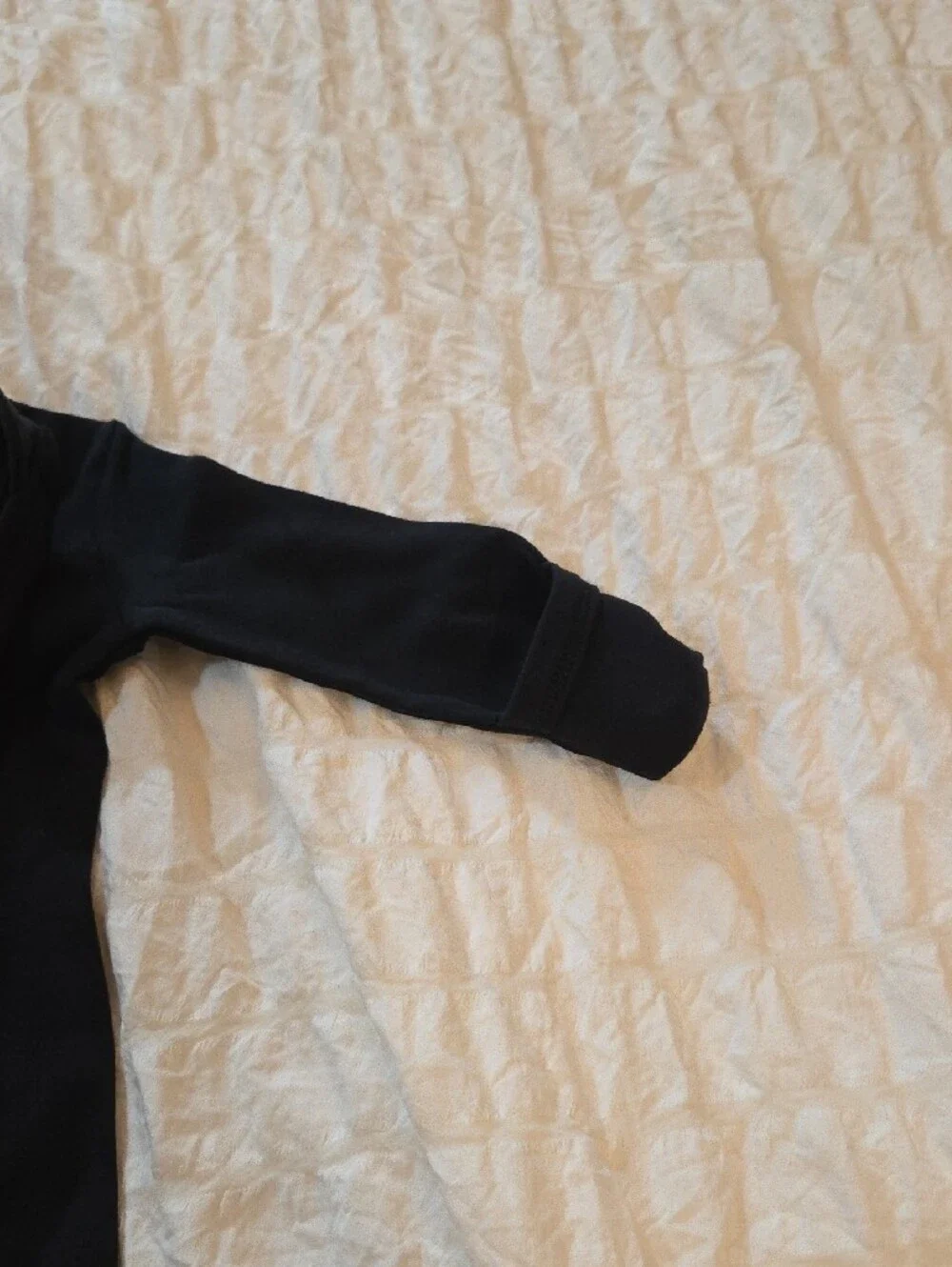 kate quinn Black Footed Baby One-Piece